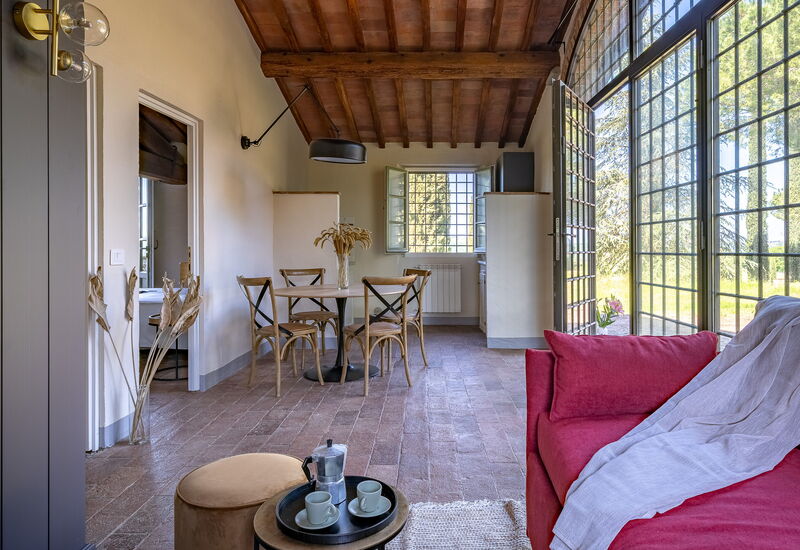 Relais Badia a Passignano - Relais Badia a Passignano - Appartamento Vermentino: Automne, Cuisine, Été, Printemps, Salon