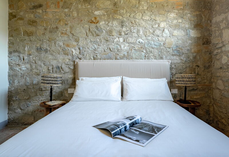 Relais Badia a Passignano - Relais Badia a Passignano - Appartamento Pinot Grigio: Automne, chambre à coucher, Été, Printemps