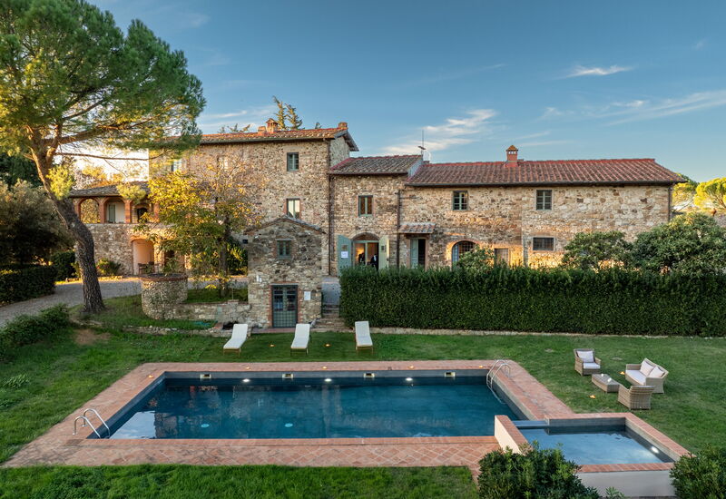 Relais Badia a Passignano: Automne, bassin, Été, Printemps