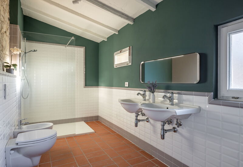 Relais Badia a Passignano - Cottage Brunello di Relais Badia a Passignano: Automne, Été, Printemps, Salle de bain