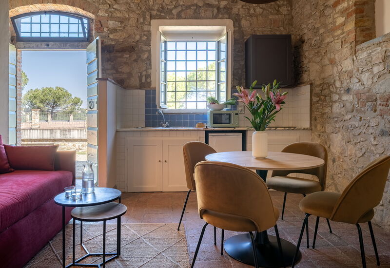 Relais Badia a Passignano - Relais Badia a Passignano - Appartamento Pinot Grigio: Automne, Été, Printemps, Salon