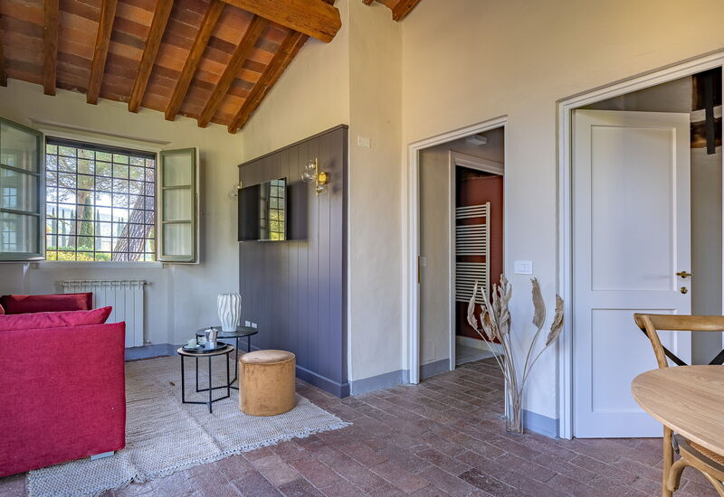 Relais Badia a Passignano - Relais Badia a Passignano - Appartamento Vermentino: Automne, Cuisine, Été, Printemps, Salon