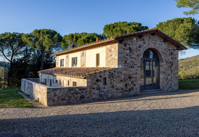 Relais Badia a Passignano - Cottage Brunello di Relais Badia a Passignano: Automne, Entrée principale, Été, Printemps