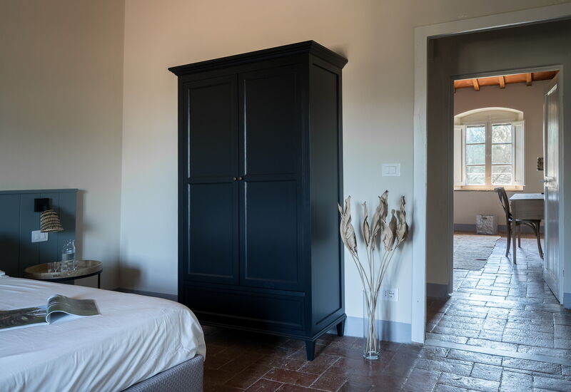 Relais Badia a Passignano - Relais Badia a Passignano - Appartamento Garnacha: Automne, chambre à coucher, Été, Printemps