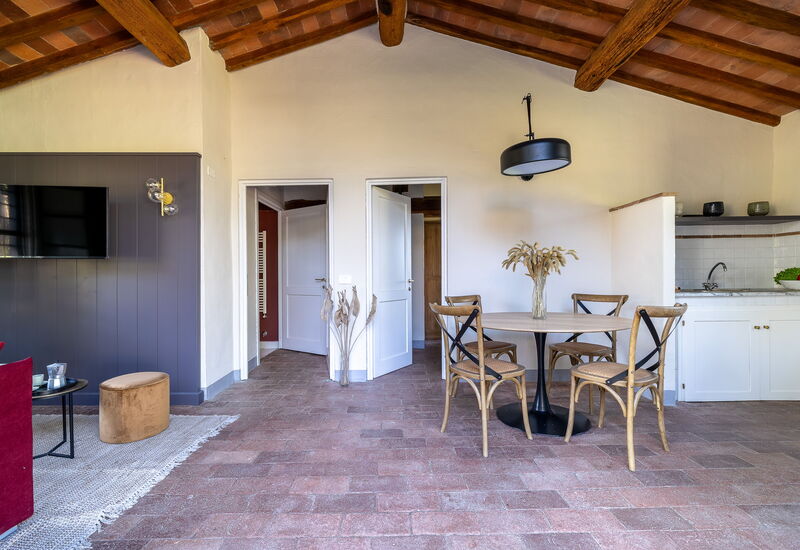 Relais Badia a Passignano - Relais Badia a Passignano - Appartamento Vermentino: Automne, Cuisine, Été, Printemps, Salon