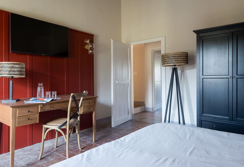 Relais Badia a Passignano - Relais Badia a Passignano - Appartamento Garnacha: Automne, chambre à coucher, Été, Printemps