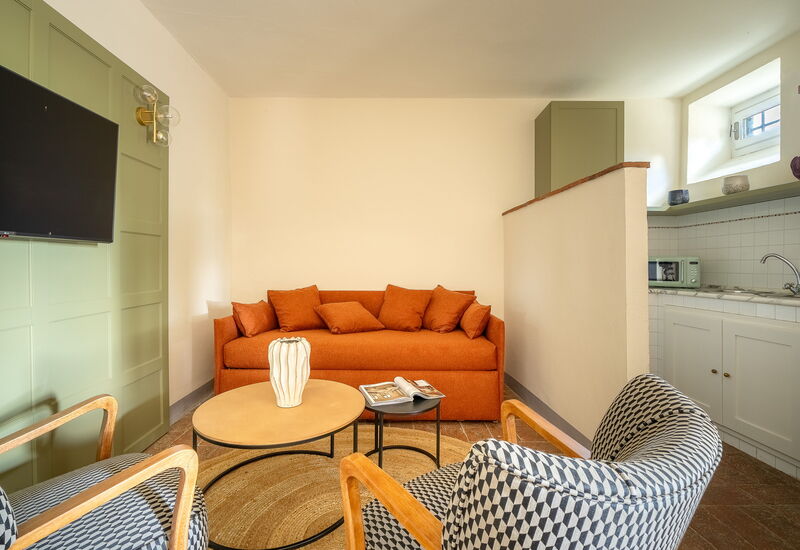 Relais Badia a Passignano - Relais Badia a Passignano - Appartamento Montepulciano: Automne, Été, Printemps, Salon