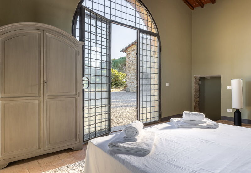 Relais Badia a Passignano - Cottage Brunello di Relais Badia a Passignano: Automne, chambre à coucher, Été, Printemps