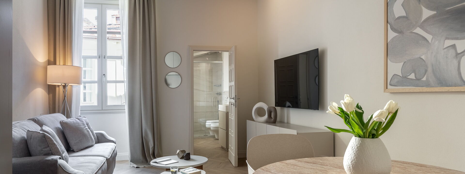 Deservi Charming Apartments - Deservi Charming Apartments 9: Frühling, Herbst, Küche, Sommer, Winter, Wohnzimmer