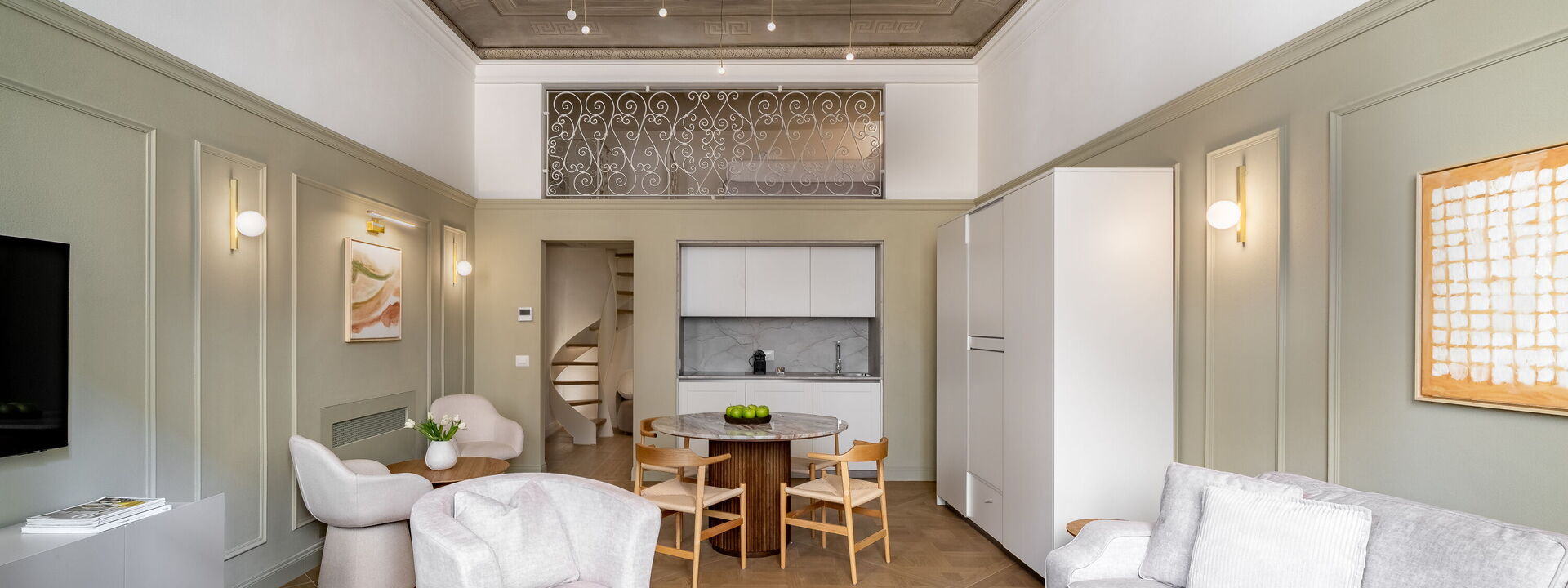 Deservi Charming Apartments - Deservi Charming Apartments 7: Frühling, Herbst, Küche, Sommer, Winter, Wohnzimmer