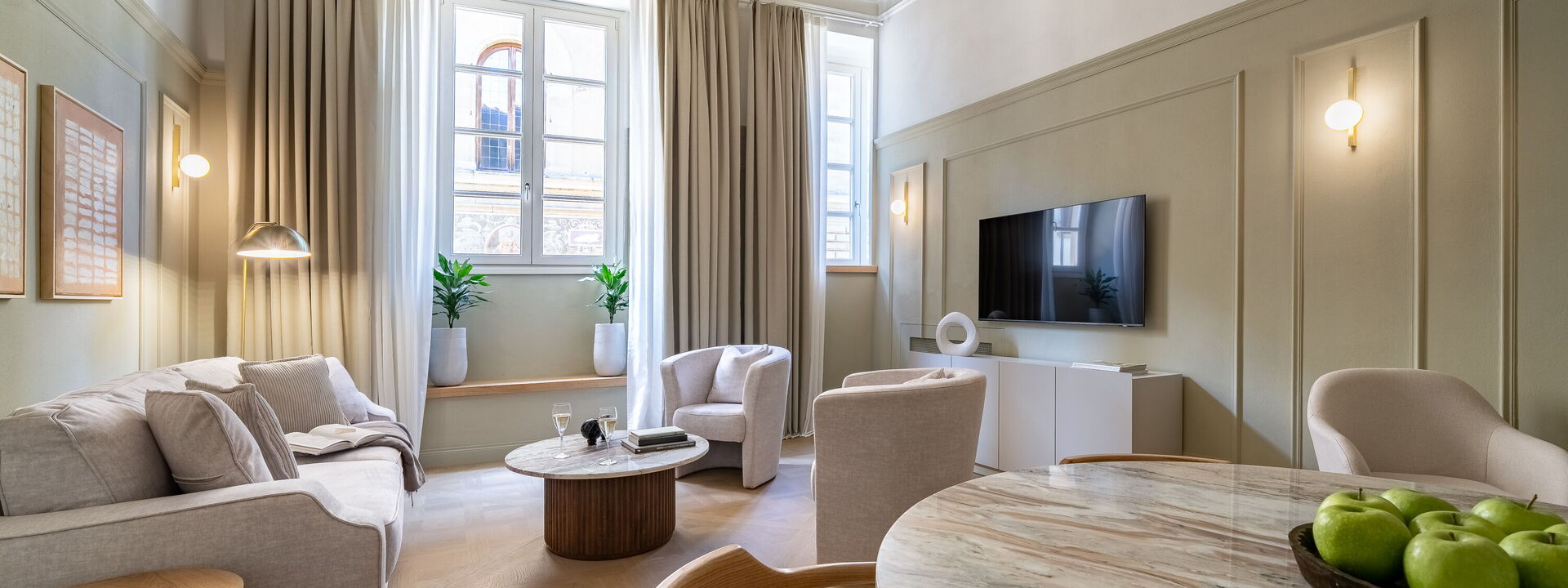 Deservi Charming Apartments - Deservi Charming Apartments 7: Frühling, Herbst, Küche, Sommer, Winter, Wohnzimmer