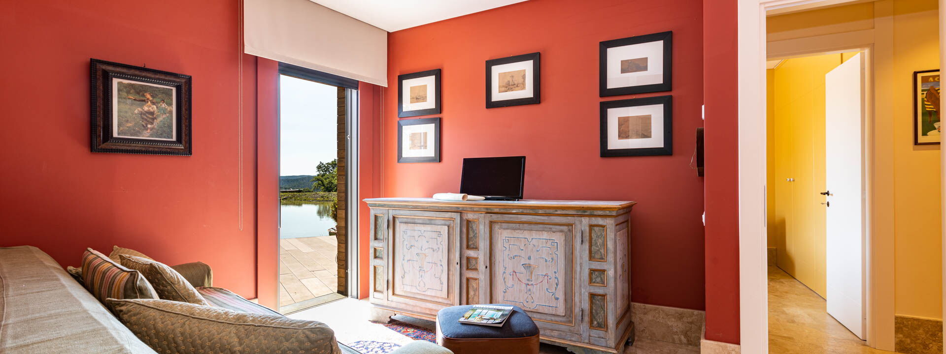 Villa Airone Tegoni, Pool, Radicondoli: Autunno, Estate, Primavera, Soggiorno