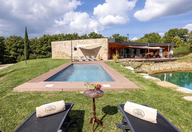 Villa Airone Tegoni, Pool, Radicondoli: Autunno, Estate, Primavera