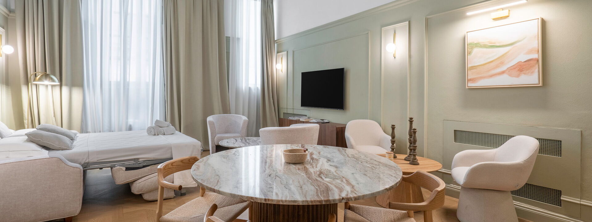 Elegant Apartments Near The Duomo - Deservi Elegant Apt. Donatello: Frühling, Herbst, Küche, Sommer, Winter, Wohnzimmer