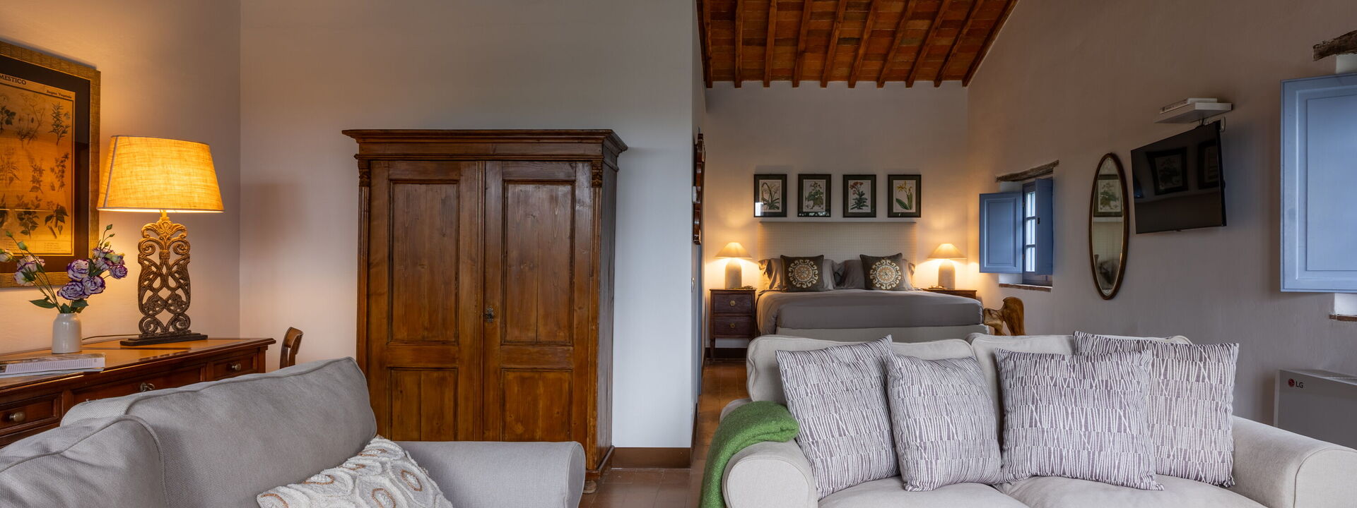 Il Gabbro, Luxury Experience: Frühling, Herbst, Sommer, Wohnzimmer