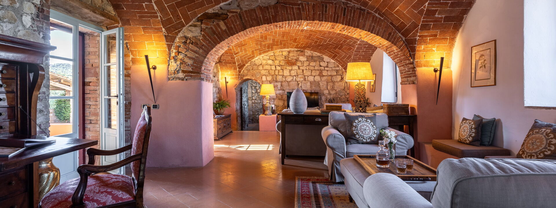 Il Gabbro, Luxury Experience: Frühling, Herbst, Sommer, Wohnzimmer