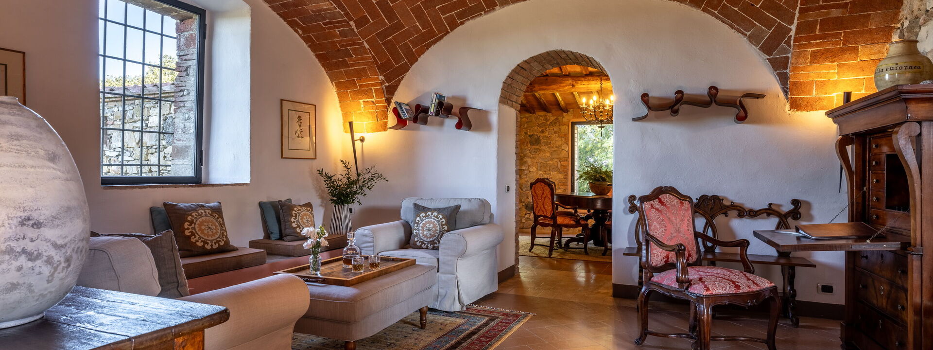 Il Gabbro, Luxury Experience: Frühling, Herbst, Sommer, Wohnzimmer