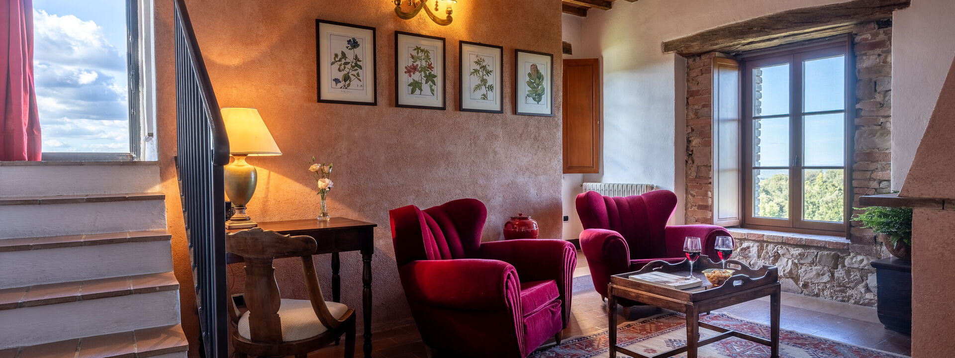 Il Gabbro, Luxury Experience: Frühling, Herbst, Sommer, Wohnzimmer