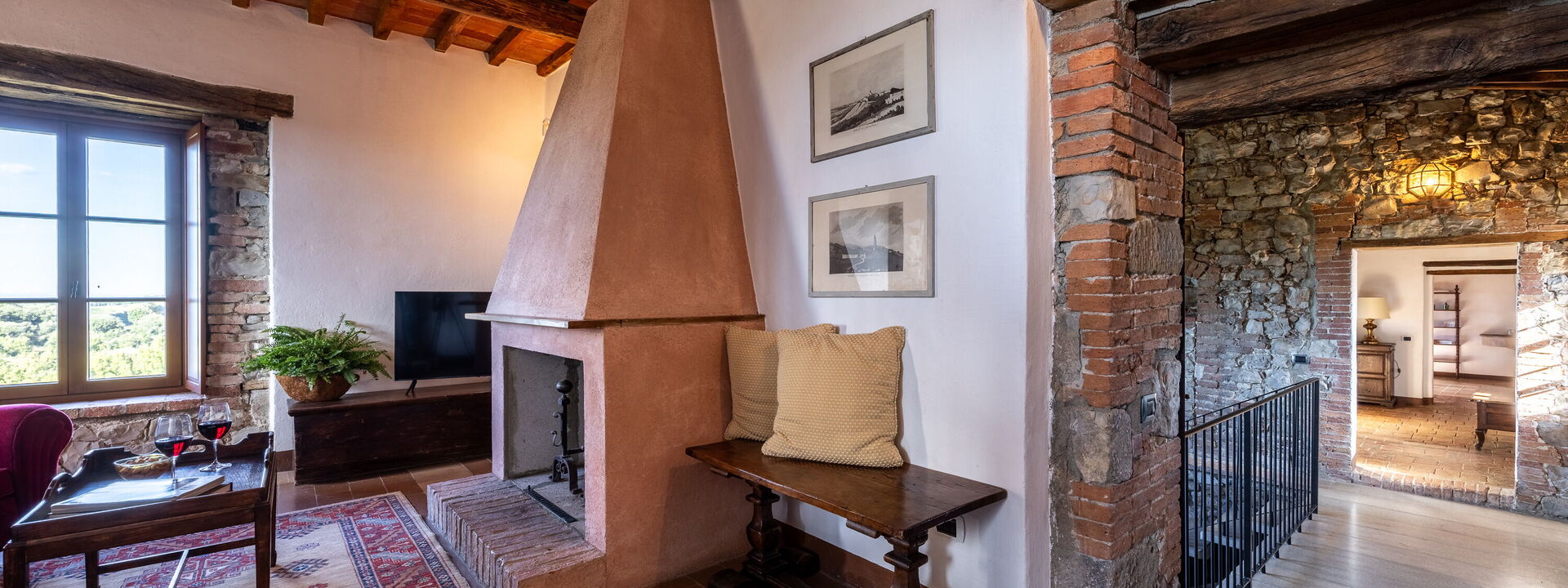 Il Gabbro, Luxury Experience: Frühling, Herbst, Sommer, Wohnzimmer