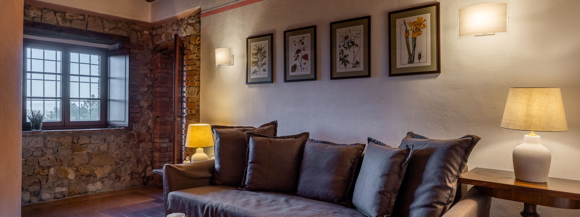 Il Gabbro, Luxury Experience: Frühling, Herbst, Sommer, Wohnzimmer