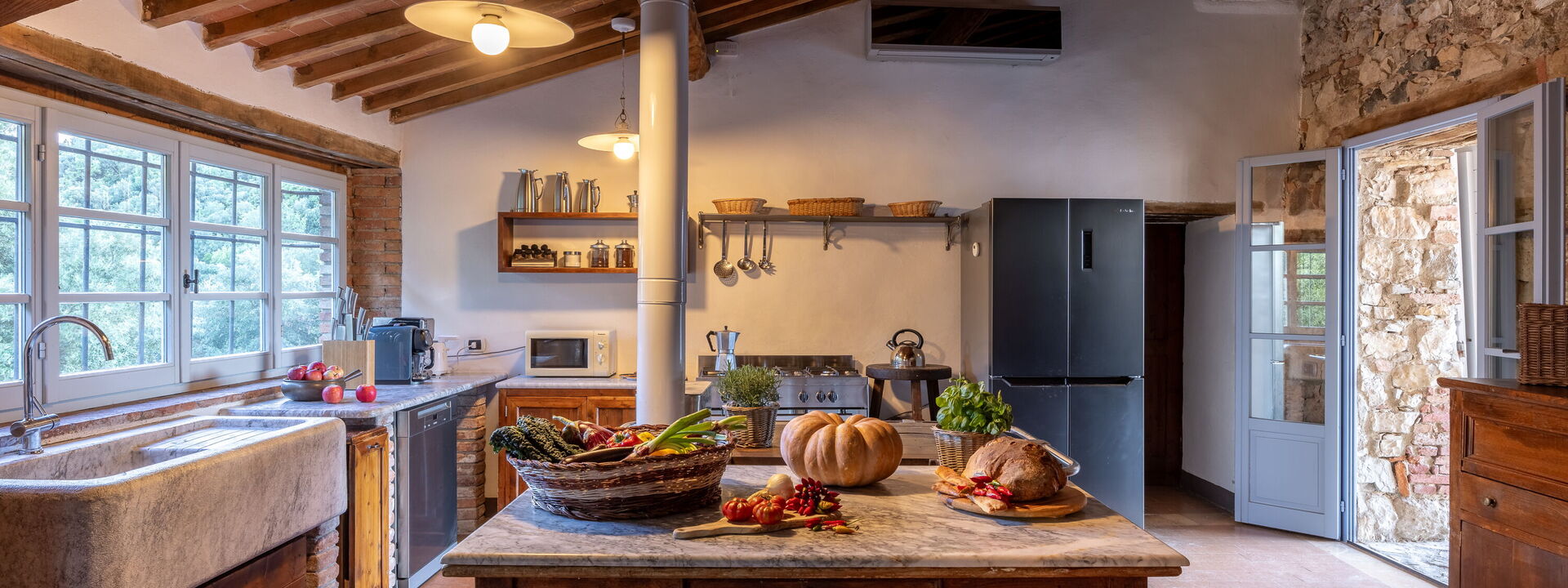 Il Gabbro, Luxury Experience: Frühling, Herbst, Küche, Sommer