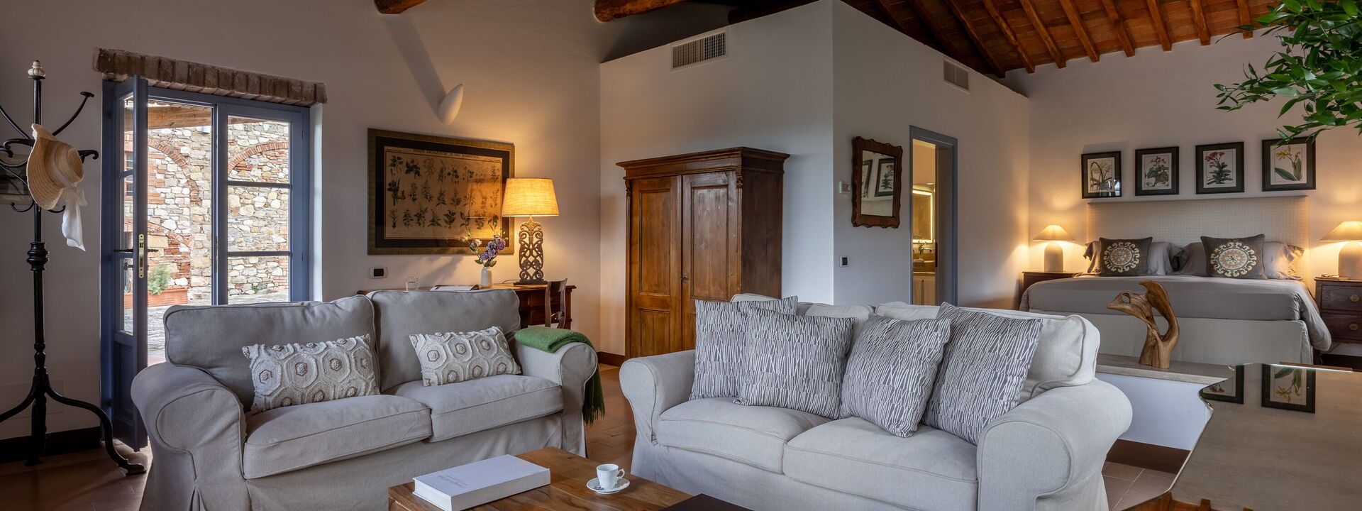 Il Gabbro, Luxury Experience: Frühling, Herbst, Sommer, Wohnzimmer