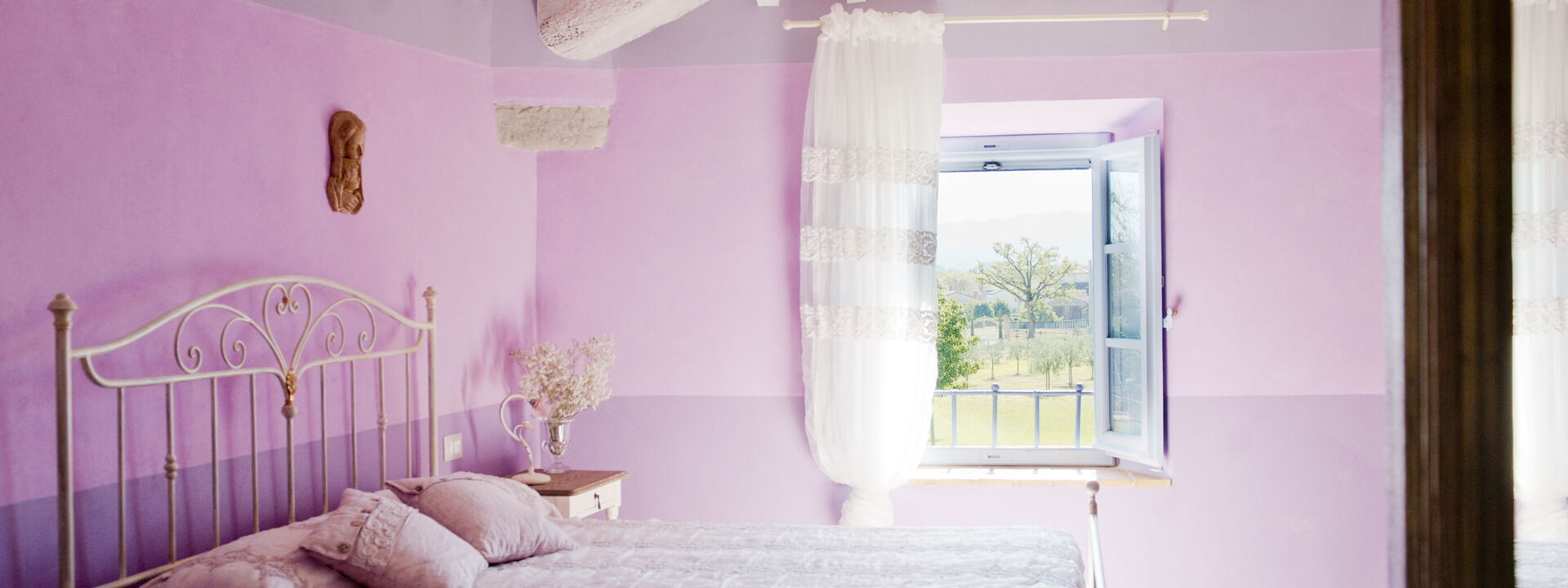 Le Tre Virtù Luxury Relais, Private Pool, Mugello: Autunno, Camera da letto, Estate