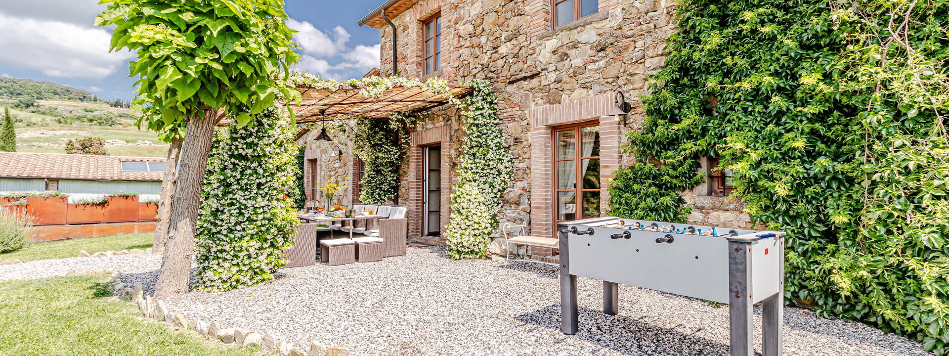 Villa la Cerbaina: Esterni, Giardino