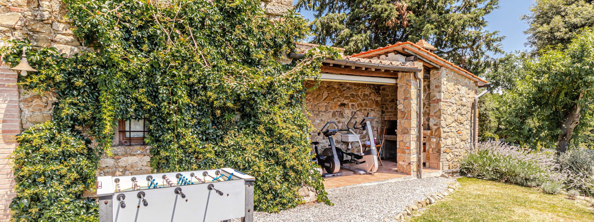 Villa la Cerbaina: Esterni, Giardino