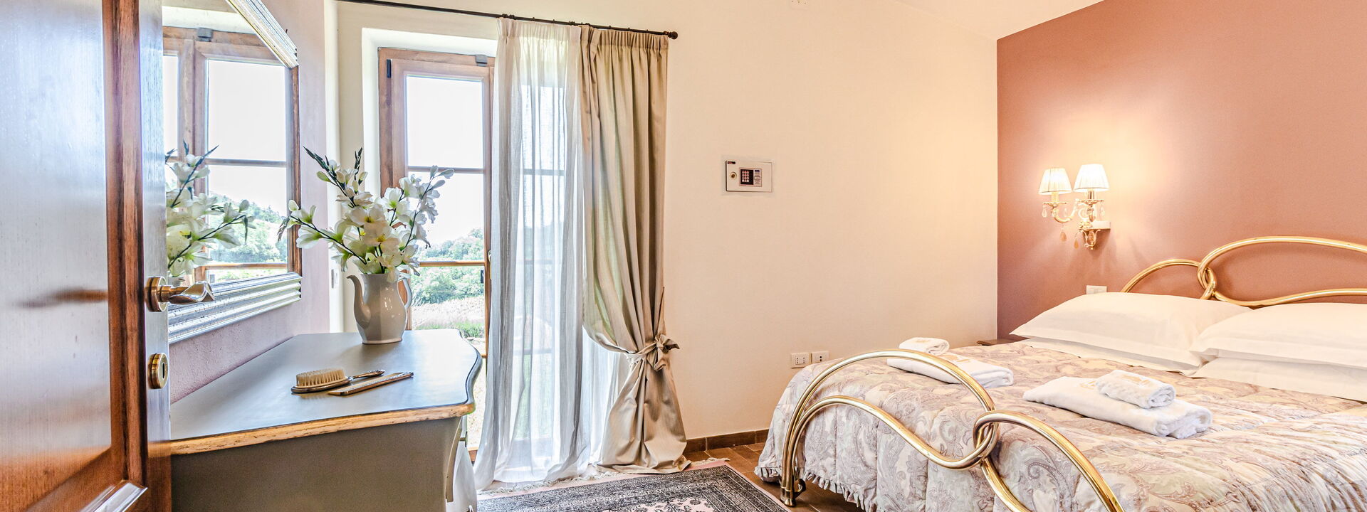 Villa la Cerbaina: Camera da letto