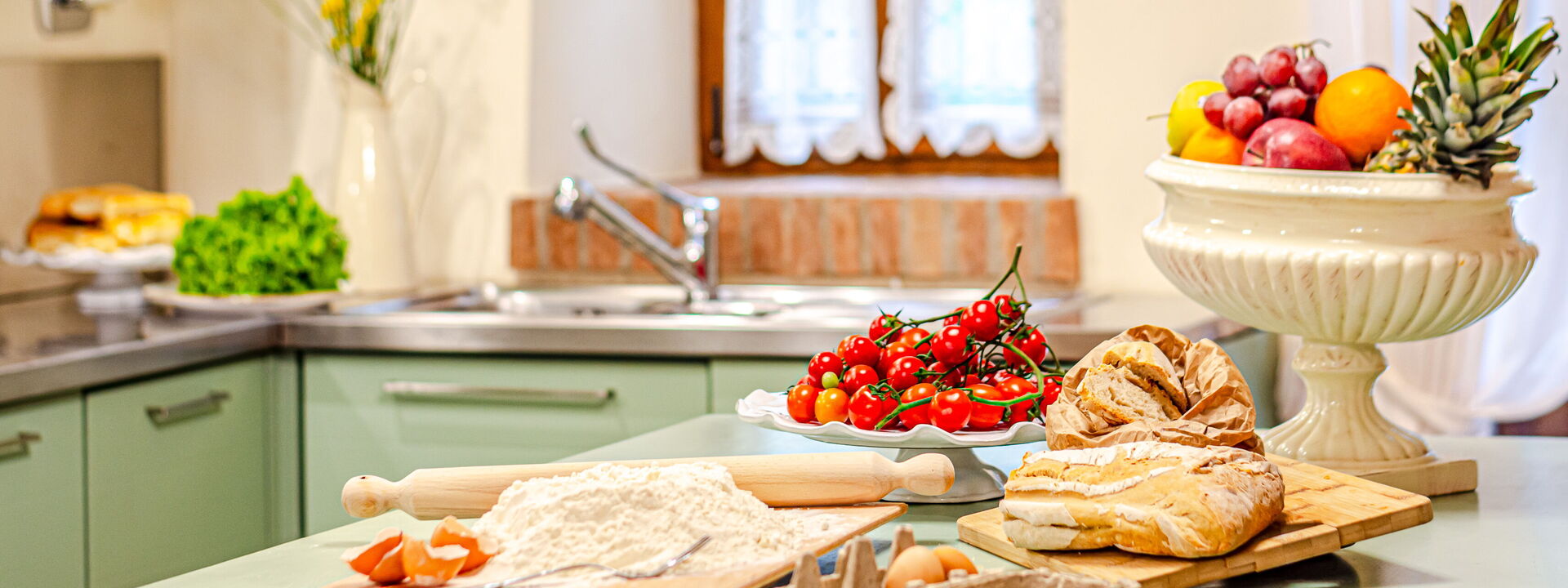 Villa la Cerbaina: Cibo, Cucina