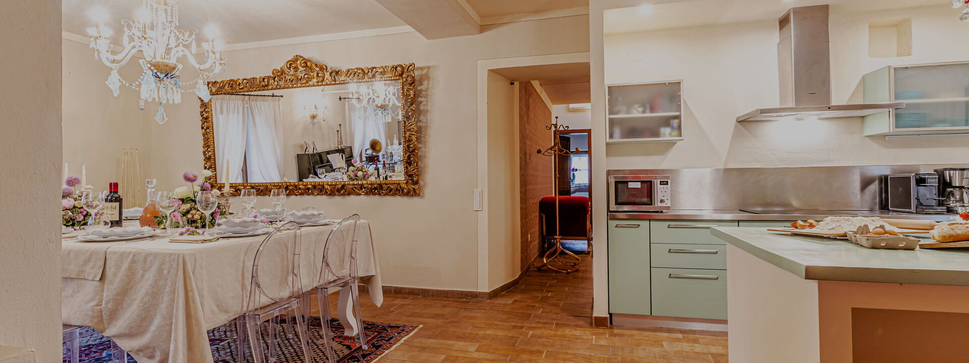 Villa la Cerbaina: Dining Room, Kitchen