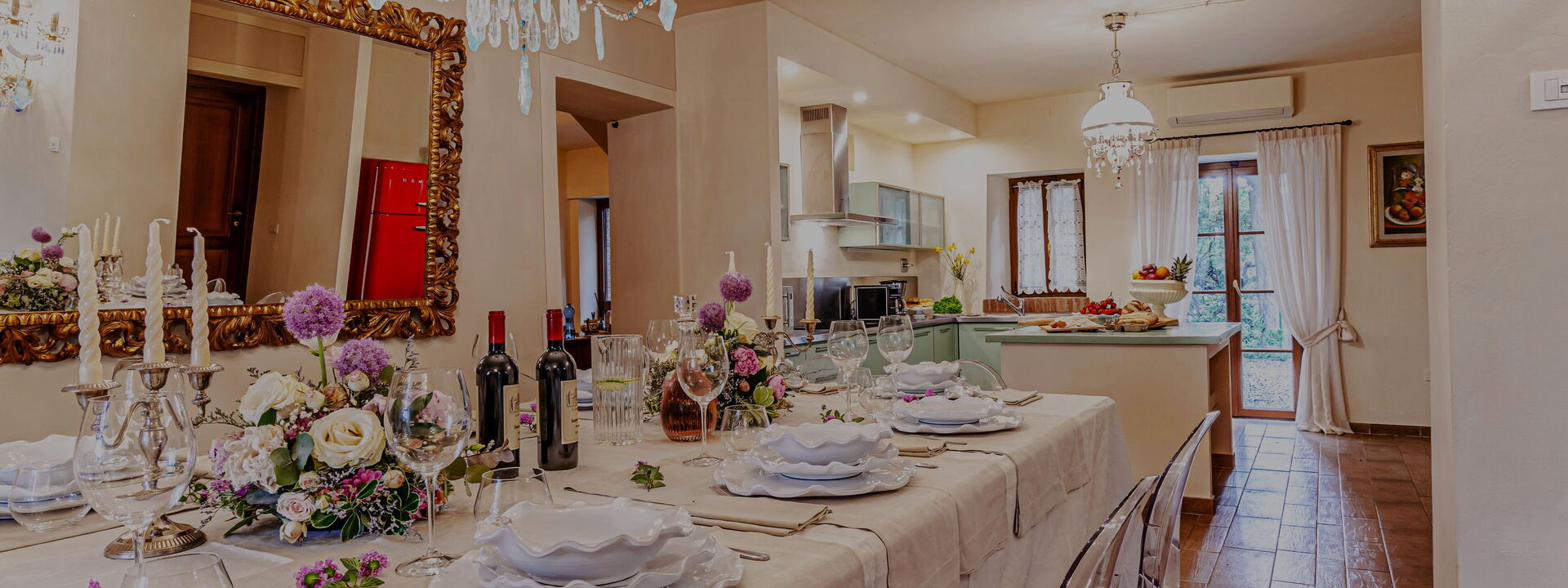 Villa la Cerbaina: Dining Room, Kitchen