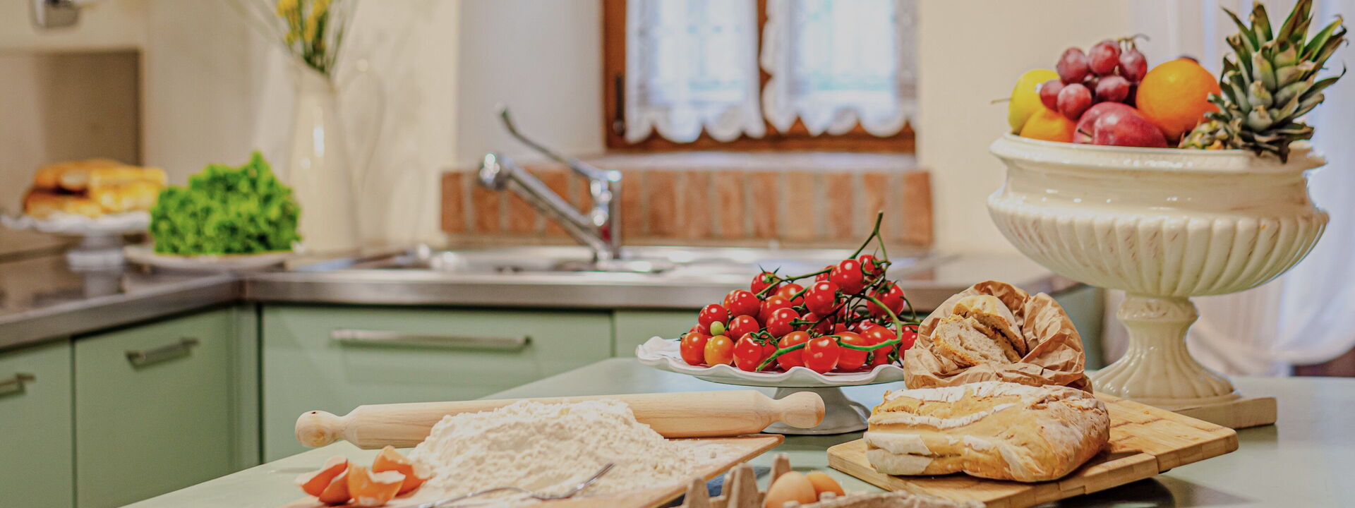 Villa la Cerbaina: Food, Kitchen