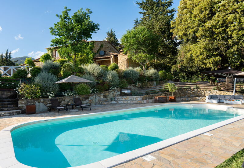 Villa la Cerbaina: Außen, Schwimmbad