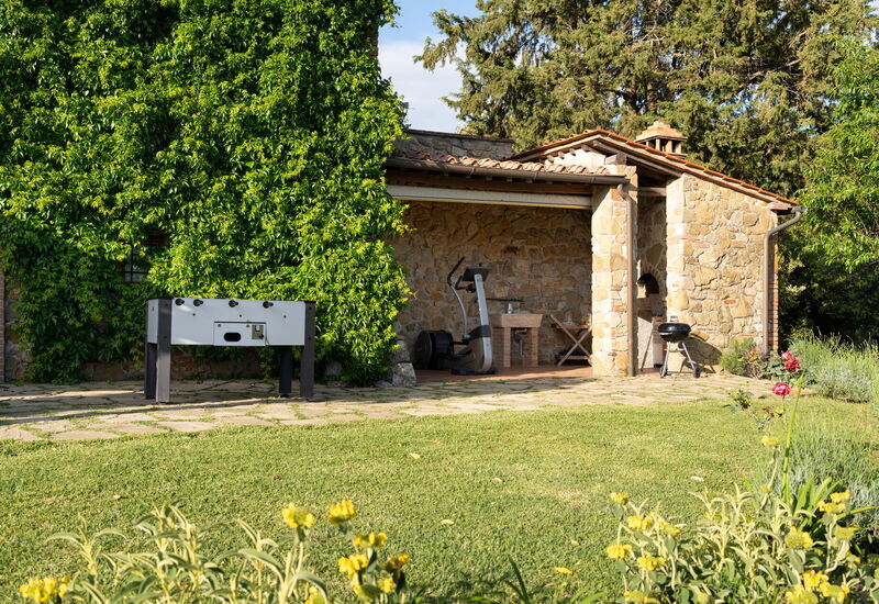 Villa la Cerbaina: Außen, Wohlergehen