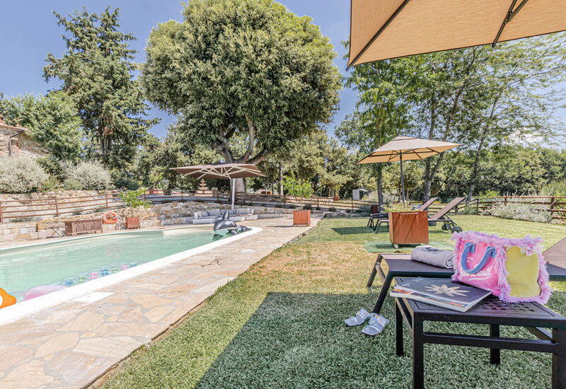 Villa la Cerbaina: Esterni, Giardino, Piscina