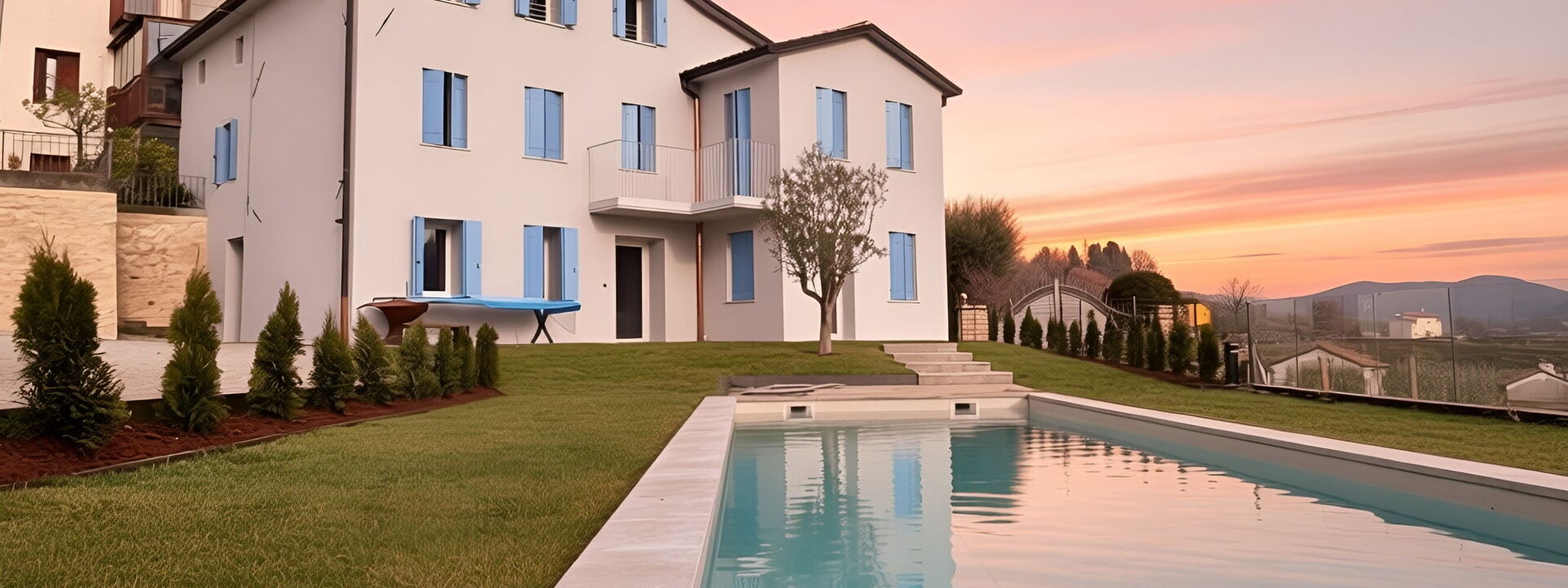 Villa Dolce Bacio, Pool and Spa, Valdobbiadene: Autunno, Estate, Esterni, Giardino, Piscina, Primavera