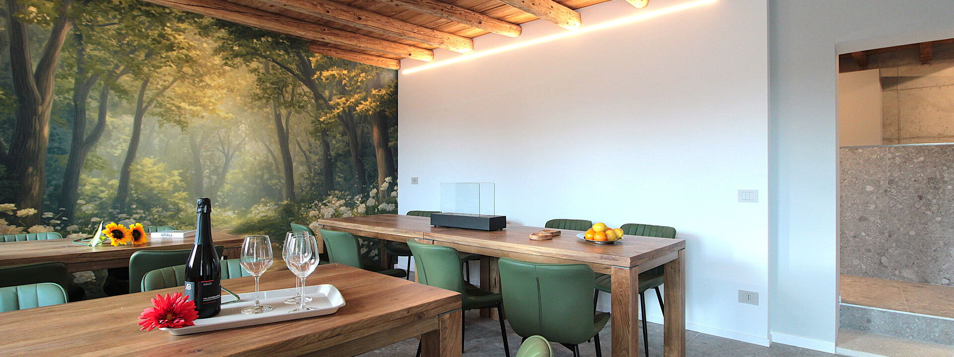 Villa Dolce Bacio, Pool and Spa, Valdobbiadene: Autunno, Estate, Primavera, Sala da pranzo