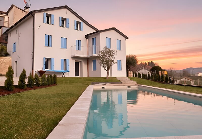 Villa Dolce Bacio, Pool and Spa, Valdobbiadene: Autunno, Estate, Esterni, Giardino, Piscina, Primavera