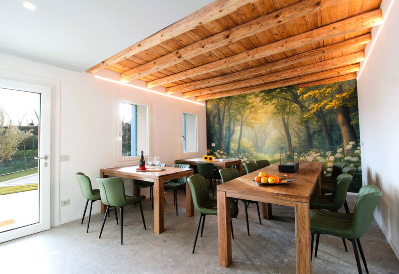 Villa Dolce Bacio, Pool and Spa, Valdobbiadene: Autunno, Estate, Primavera, Sala da pranzo