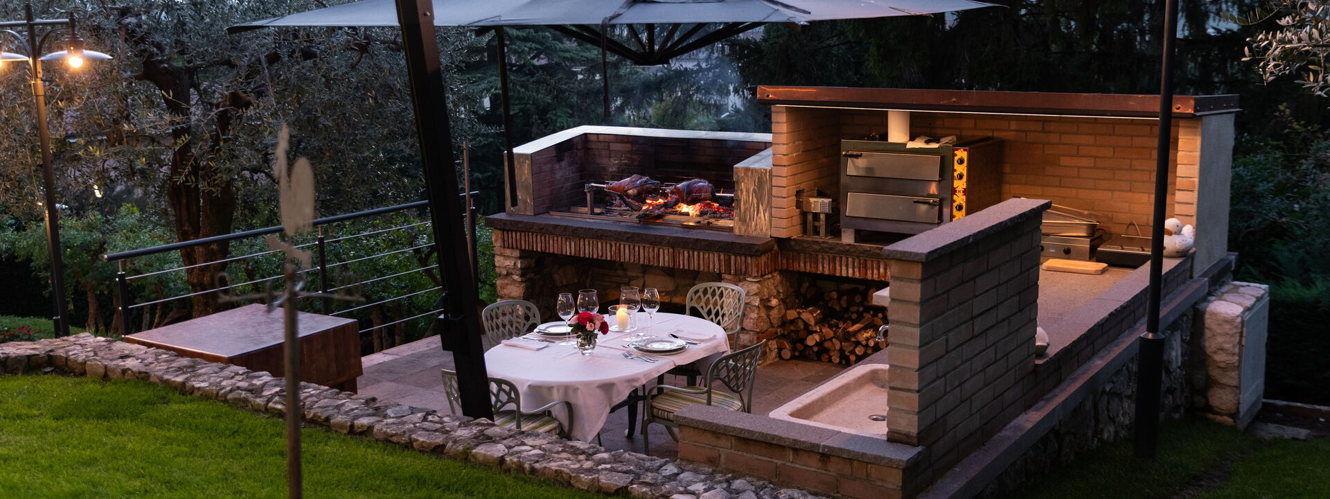 Villa Bocchi: Autunno, Cucina, Estate, Giardino, Primavera