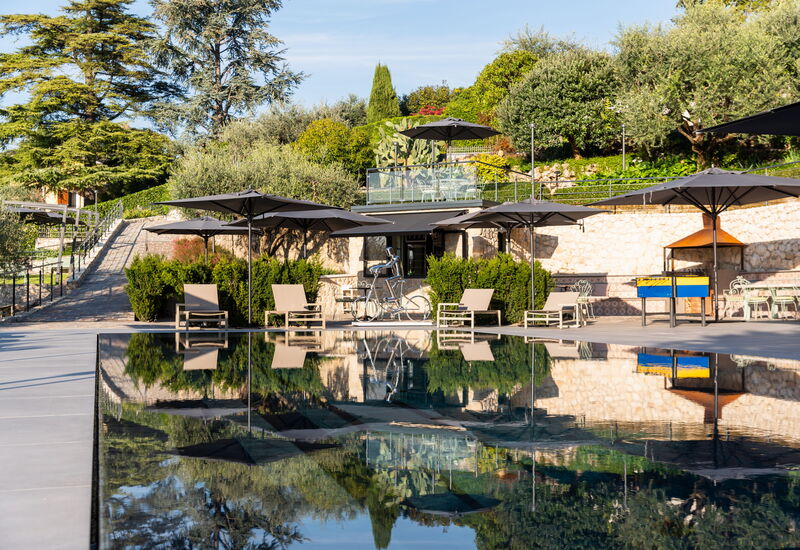 Villa Bocchi: Automne, bassin, Été, Printemps
