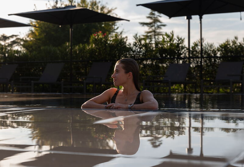 Villa Bocchi: Automne, bassin, Été, Printemps