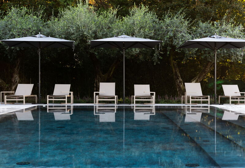 Villa Bocchi: Automne, bassin, Été, Printemps