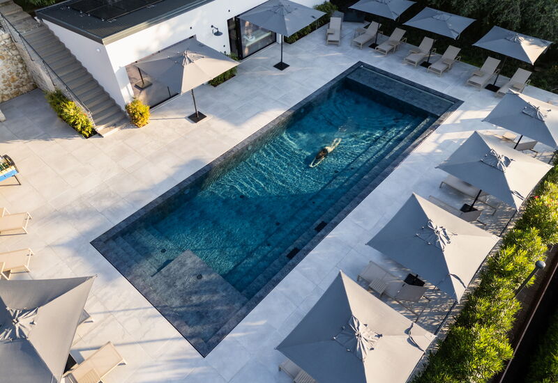 Villa Bocchi: Automne, bassin, Été, Printemps