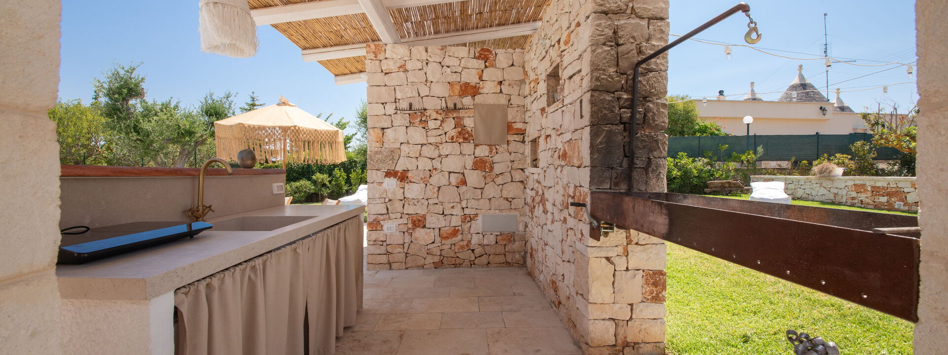 Trulli Valle D'Itria - Martina Franca: Autumn, Balcony / Terrace / Patio, Building Exterior, Garden, Kitchen, Outdoor, Spring, Summer, Winter