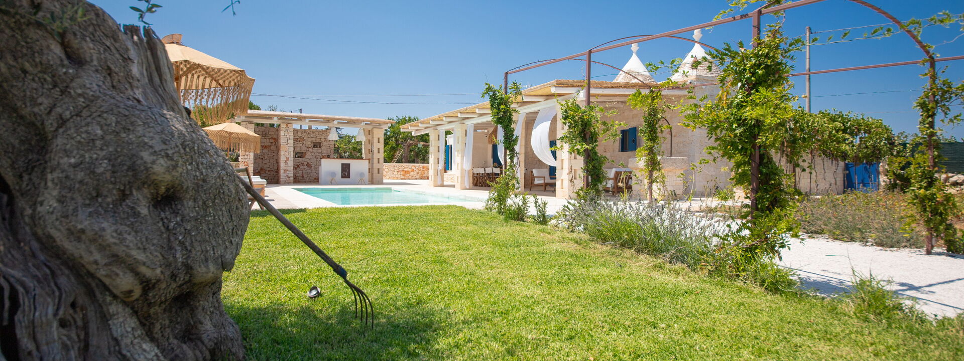 Trulli Valle D'Itria - Martina Franca: Autumn, Balcony / Terrace / Patio, Building Exterior, Garden, Outdoor, Pool, Spring, Summer, Winter