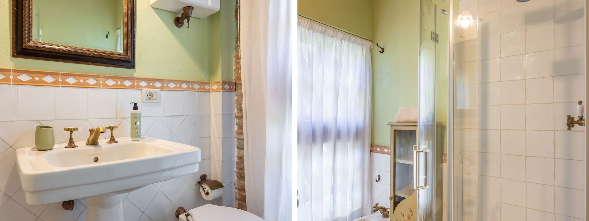 Villa Santa Barbara: Automne, Été, Printemps, Salle de bain