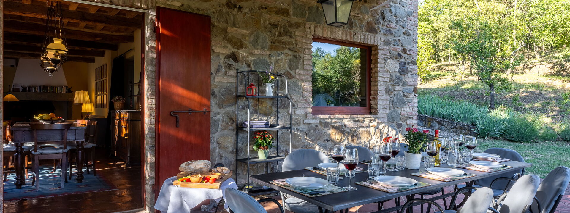 Villa Santa Barbara: Automne, Balcon / Terrasse / Patio, Été, Printemps